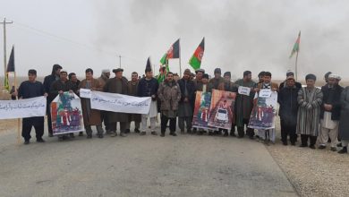 تصویر افغانستان ترکمن لری ناراض لیق مظاهره لرینه دوام ایتیار