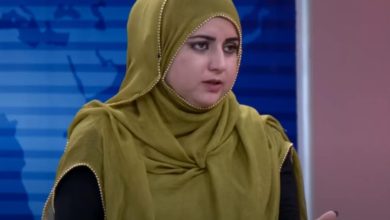 تصویر ننگرهاردا بیر عیال ژورنالیست اولدیریلدی