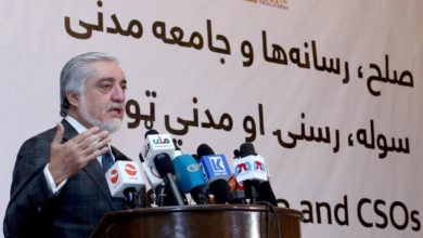 تصویر افغانستان ملی ایلالاشیق یوقاری گنگشی باشلیغی عبدالله: بیزینگ ایسله گیمیز آتش بس نینگ اورتا گلمه سی