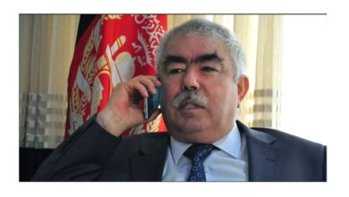 Photo of Deputy Minister of Foreign Affairs of  Turkmenistan met Rashid Dostum on the telephon