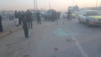 تصویر در حمله بر موتر ارتش در بلخ دو سرباز زن کشته شدند