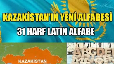 Kazakistan latin alfabesine geçti fotoğrafı