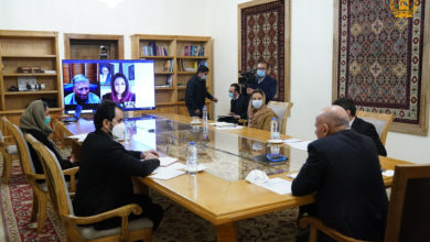 Photo of President Ghani spoke with Bill Gates about the fight against polio