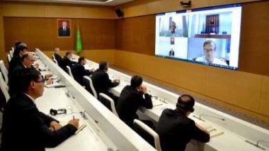 تصویر ترکمنستانینگ ساغلیغی غوراییش و درمان صناغاتی مینیسترلیگینده نیمیس بیلرمن لری بیلن دوشوشیق گچیریلدی