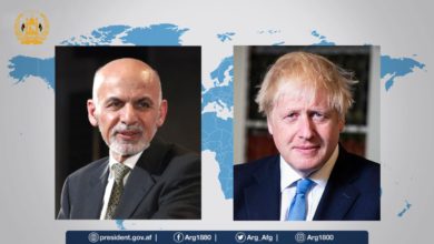 تصویر بریتانیا از جنگ حکومت  افغانستان در مقابل طالبان پشتیبانی کرد
