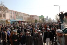 Afganistan Türkmenleri hükümeti protesto etti fotoğrafı