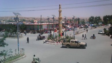 تصویر در حمله طالبان در غور ۴ نیروی امنیتی کشته شده است