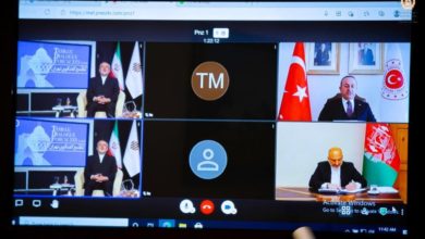 تصویر دومین نشست مجمع گفتگوی تهران ازطریق ویدوکنفرانس دایرگردید
