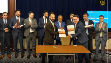 تصویر افغانستان و اوکراین تفاهم‌نامه همکاری تجاری امضاء کردند