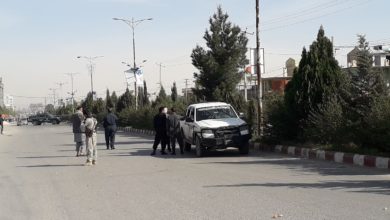 تصویر بر اثر انفجار در بلخ دو تن زخم برداشتند