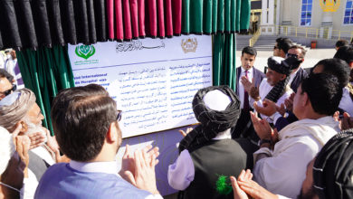 تصویر رئیس جمهور غنی شفاخانه مهمند را در کندهار افتتاح کرد