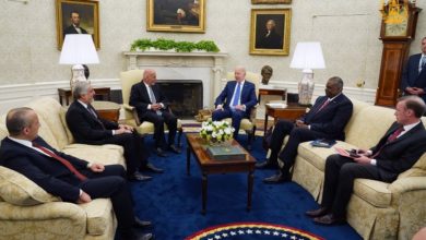Photo of The Afghan delegation met with the President of the United States