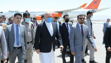 تصویر اتمر جهت اشتراک در نشست دوجانبه میان افغانستان و ترکمنسان به هرات رفت