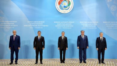 تصویر اورتاآسیا دولتلری نینگ یولباشچیلاری آوازادا دوششدی