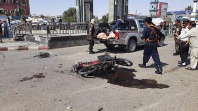 تصویر انفجار در مزارشریف؛ یک کشته ۱۰ زخمی برجا گذاشت