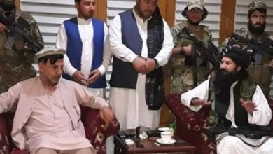 تصویر برادر اشرف‌غنی پشتیبانی خود را از طالبان اعلام کرد
