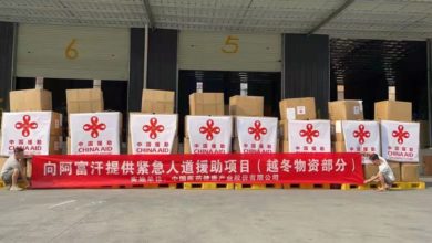 Çin’den ilk insani yardım sevkiyatı Kabil’e ulaştı fotoğrafı