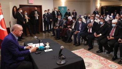 تصویر سخنان مهم رئیس جمهور اردوغان در مورد اسلام هراسی و خارجی ستیزی