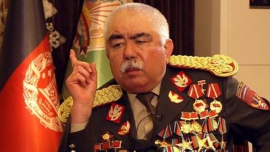 تصویر مارشال دوستم از سازمان ملل خواستار باز شدن راه‌های ارسال کمک به پنجشیر شد