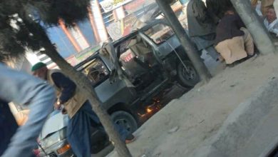 تصویر وقوع انفجار در غرب کابل