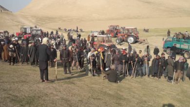 تصویر طالبان: کوچ اجباری ساکنان ولسوالی قوش‌تبه جوزجان حقیقت ندارد