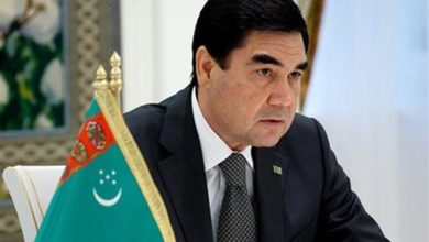 تصویر رئیس جمهور ترکمنستان با دبیرکل سازمان کشورهای ترک دیدار کرد