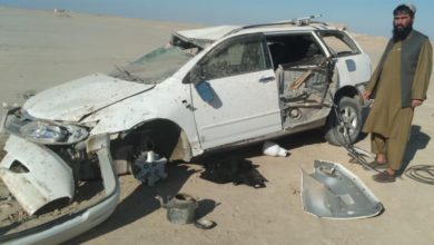 تصویر دو تن در یک رویداد ترافیکی در نیمروز جان باختند