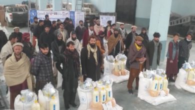 Photo of The World Food Organization distributed aid to more than 2,000 families in Nooristan