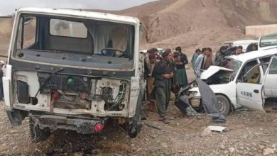 تصویر شش تن در یک حادثه ترافیکی در هرات جان باختند