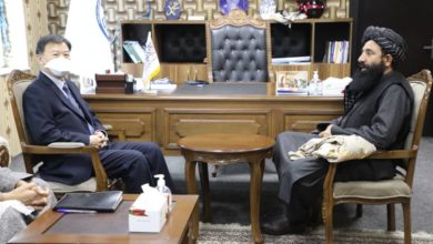 Photo of Chinese Ambassador to Kabul: We are working to send more aid to Afghanistan