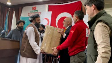 Photo of Turkey provided training supplies to Afghanistan