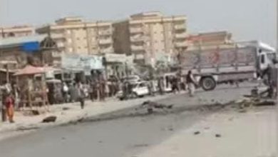 تصویر وقوع انفجار در مزارشریف