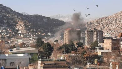 تصویر دو تن در نتیجه انفجار در کابل زخم برداشتند