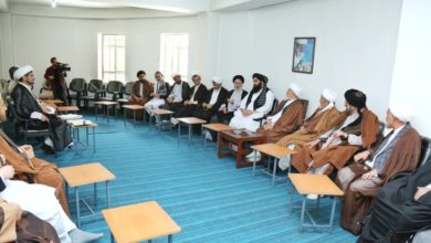 تصویر متقی با شورای علمای جامعه تشیع دیدار کرد