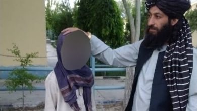 تصویر یک کودک در پکتیا از چنگ آدم‌ربایان نجات داده شد
