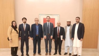 Photo of Tom West met with representatives of Afghan political parties in Turkey