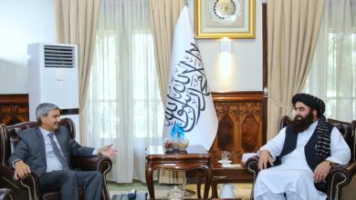 Photo of Mottaqi met with the Indian delegation in Kabul