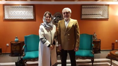 Photo of Abdullah spoke to Deborah Lyons about the situation in Afghanistan