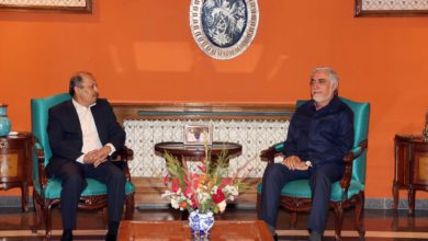 Photo of Dr. Abdullah met with the Ambassador of Pakistan in Kabul