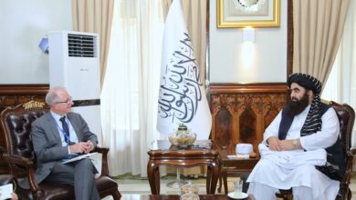 Photo of Richard Bennett met with the Acting Minister of Foreign Affairs of the Taliban