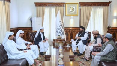 Photo of The Qatari ambassador met with the acting foreign minister of the Taliban