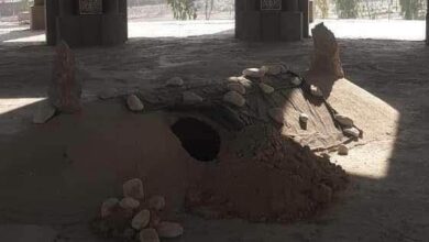 Photo of Unknown people destroyed the tomb of Mullah Naqibullah Akhund in Kandahar