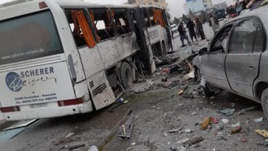 Mezar-ı Şerif şehrinde şiddetli bir patlama meydana geldi fotoğrafı