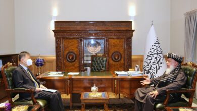 Photo of Stanekzai to the Chinese ambassador: Afghan soil will not be a threat to any country