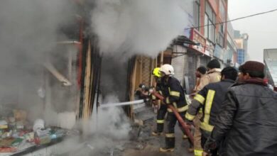 Belh’teki yetkililer bu eyalette yangın çıktığını bildirdi fotoğrafı