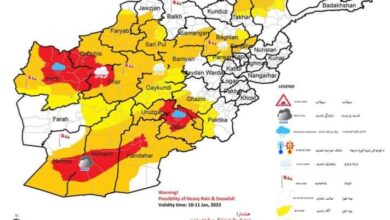 Photo of The Afghanistan Meteorological Department warned of the possibility of snowfall and frost in 22 provinces