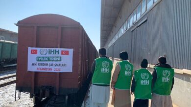 Photo of The seventh train carrying humanitarian aid from Turkey has arrived in Afghanistan
