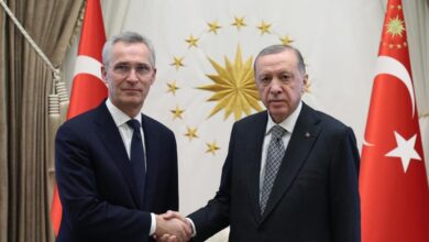 تصویر استولتنبرگ أردوُغان طرفیندان قبول ادیلدی