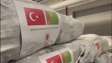 Türkmenistan, Türkiye’ye insani yardım gönderdi fotoğrafı
