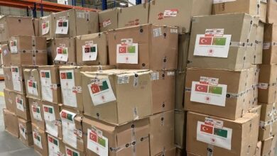 Türkmenistan’dan Türkiye’deki depremzedeler için 3 bin çift ayakkabı gönderildi fotoğrafı